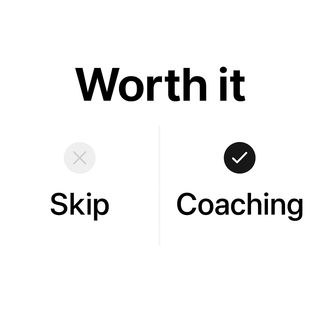 Is interview coaching worth it before a high-stakes interview?